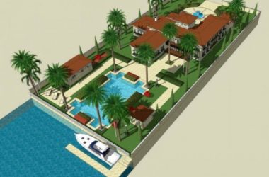 Sketchup别墅模型|独栋别墅，西班牙古典风格-BIM建筑网