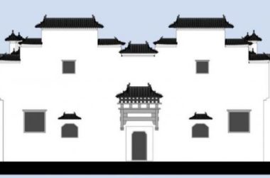 Sketchup别墅模型|多层民居别墅，徽派风格-BIM建筑网