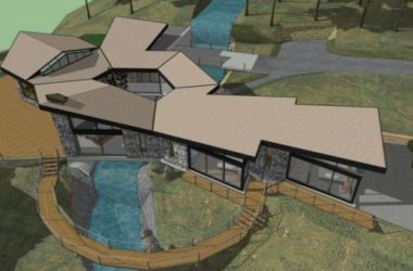 Sketchup别墅模型|独栋别墅，现代风格-BIM建筑网