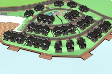 Sketchup别墅模型|别墅群，联排别墅，古典风格-BIM建筑网