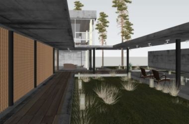 Sketchup别墅模型|独栋别墅，现代风格-BIM建筑网