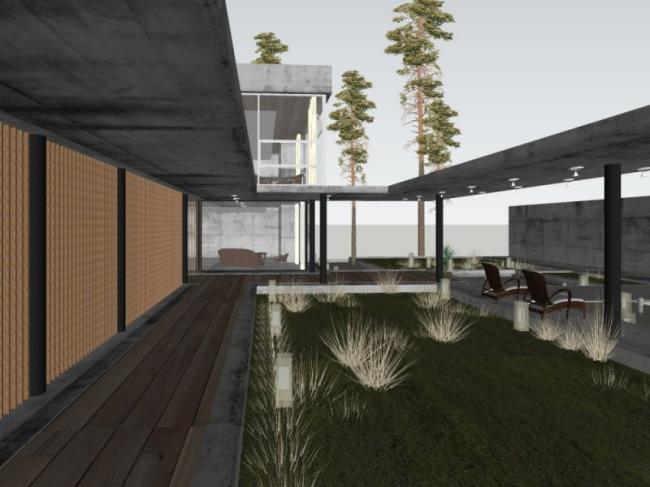 Sketchup别墅模型|独栋别墅，现代风格