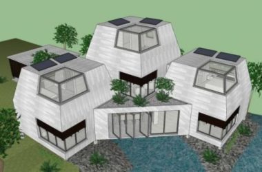 Sketchup别墅模型|独栋别墅，现代风格-BIM建筑网