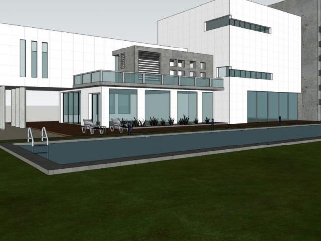 Sketchup别墅模型|独栋别墅，现代风格