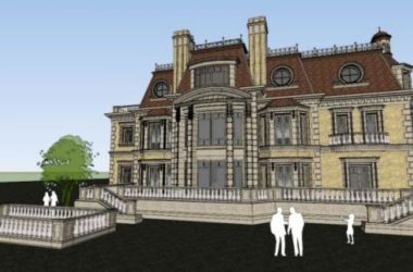 Sketchup别墅模型|叠拼别墅，古典风格-BIM建筑网