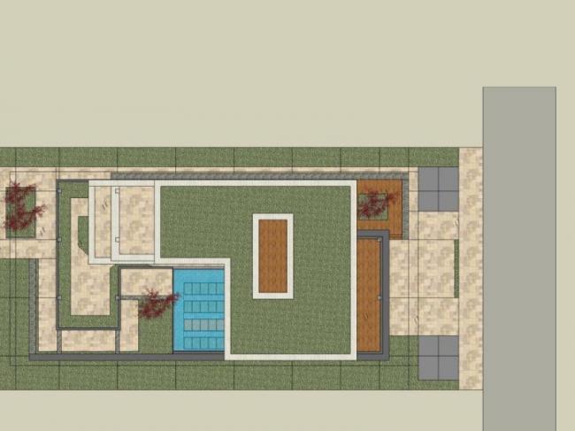 Sketchup别墅模型|独栋别墅，现代风格