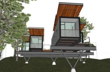 Sketchup别墅模型|独栋别墅，现代风格-BIM建筑网