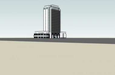 Sketchup别墅模型|高层酒店，东方新古典-BIM建筑网