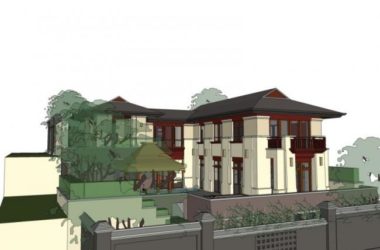 Sketchup别墅模型|独栋别墅,现代风格-BIM建筑网