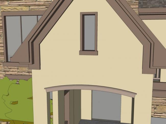 Sketchup别墅模型|独栋别墅，现代风格