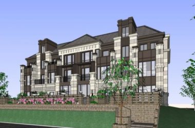 Sketchup别墅模型|联排别墅,现代风格-BIM建筑网