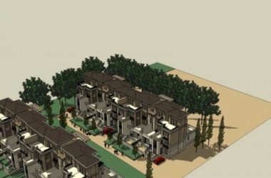 Sketchup别墅模型|联排别墅,现代风格-BIM建筑网