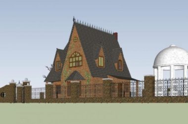 Sketchup别墅模型|独栋别墅,现代风格-BIM建筑网