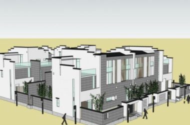 Sketchup别墅模型|联排别墅,中式风格-BIM建筑网