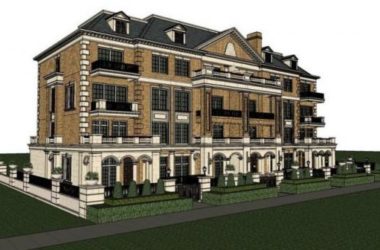 Sketchup别墅模型|联排别墅,古典风格-BIM建筑网