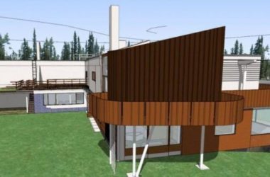 Sketchup别墅模型|独栋别墅，阿尔瓦·阿尔托，现代风格-BIM建筑网