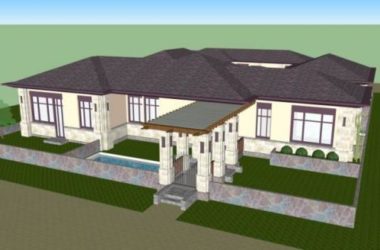 Sketchup别墅模型|独栋别墅，现代风格-BIM建筑网