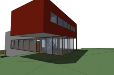 Sketchup别墅模型|独栋别墅，现代风格-BIM建筑网