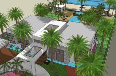 Sketchup别墅模型|独栋别墅，现代风格-BIM建筑网