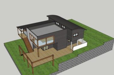 Sketchup别墅模型|独栋别墅，现代风格-BIM建筑网