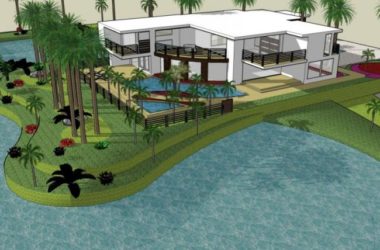 Sketchup别墅模型|独栋别墅，现代风格-BIM建筑网