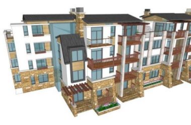 Sketchup别墅模型|叠拼别墅，现代风格-BIM建筑网