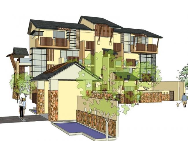 Sketchup别墅模型|独栋别墅，欧式风格