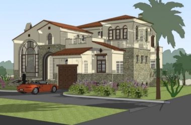 Sketchup别墅模型|独栋别墅，欧式风格-BIM建筑网