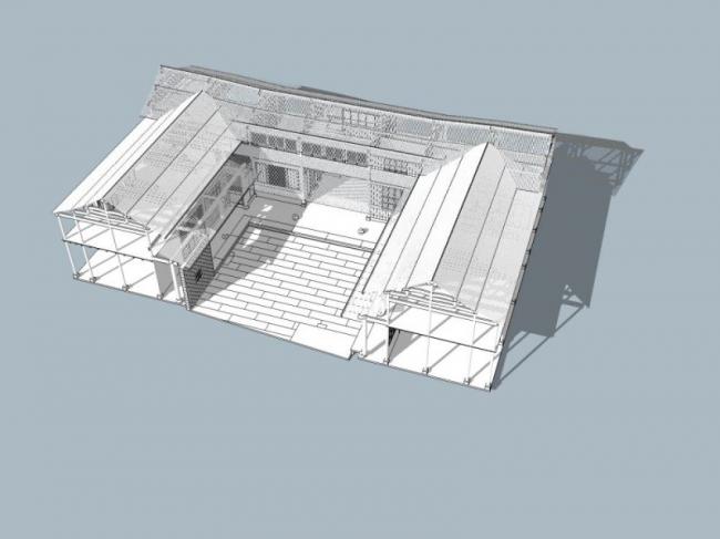 Sketchup别墅模型|独栋别墅，中式风格