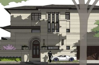 Sketchup别墅模型|独栋别墅，古典风格-BIM建筑网