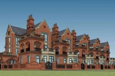 Sketchup别墅模型|联排别墅，古典风格-BIM建筑网