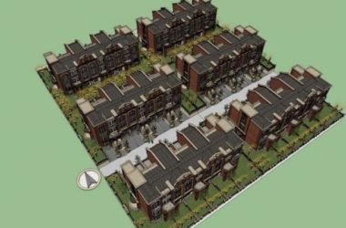 Sketchup别墅模型|别墅群，欧式风格-BIM建筑网