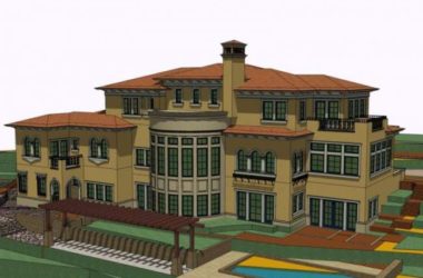 Sketchup别墅模型|多层别墅，古典风格-BIM建筑网