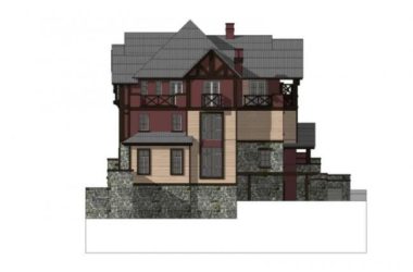 Sketchup别墅模型|双拼别墅，欧式古典风格-BIM建筑网