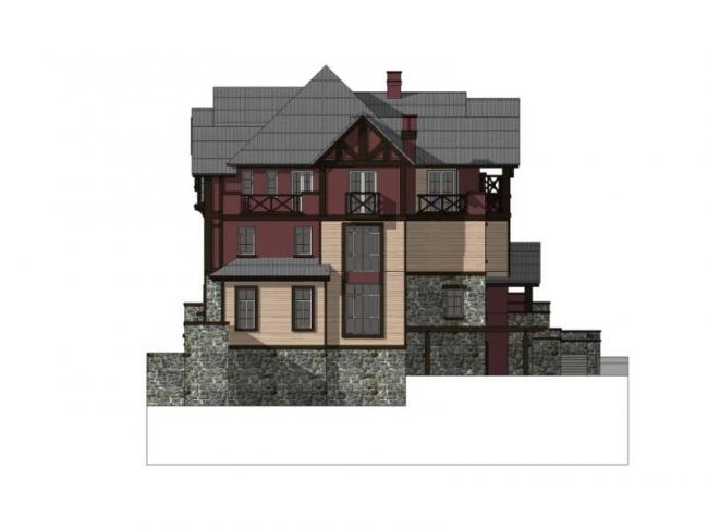 Sketchup别墅模型|双拼别墅，欧式古典风格