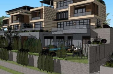 Sketchup别墅模型|双拼别墅，古典风格-BIM建筑网