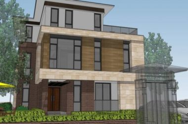 Sketchup别墅模型|叠拼别墅，现代风格-BIM建筑网