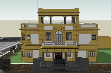 Sketchup别墅模型|独栋别墅，古典风格-BIM建筑网