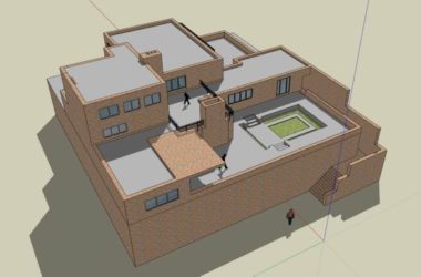Sketchup别墅模型|沃尔夫（Wolf）住宅，别墅，现代风格-BIM建筑网