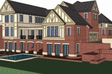 Sketchup别墅模型|独栋别墅，古典风格-BIM建筑网