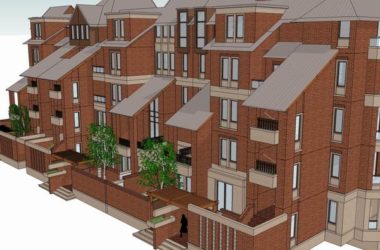 Sketchup别墅模型|叠拼别墅，古典风格-BIM建筑网