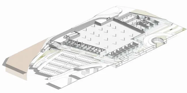 BIM建筑|金属合金与木材的碰撞，打造的亲热而具质感的办公贸易综合体