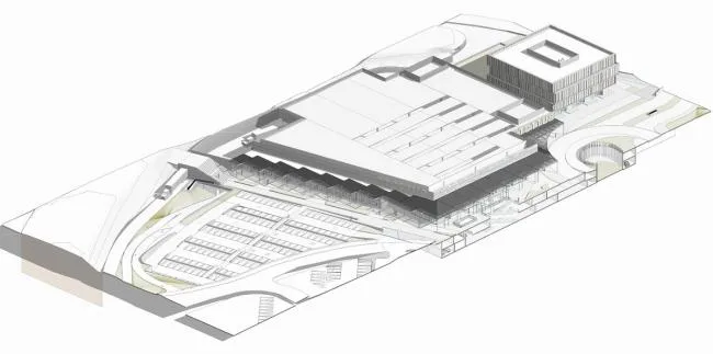 BIM建筑|金属合金与木材的碰撞，打造的亲热而具质感的办公贸易综合体