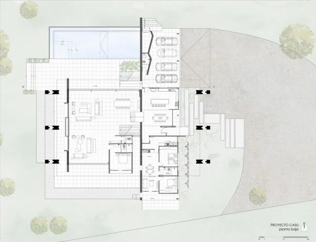 BIM建筑|如羽翼般轻轻睁开，护一方阴凉：年夜屋盖室第