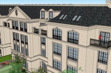 Sketchup别墅模型|联排别墅，古典风格-BIM建筑网