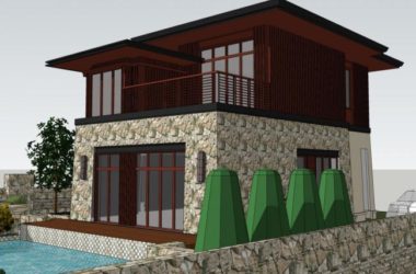 Sketchup别墅模型|独栋别墅，古典风格-BIM建筑网