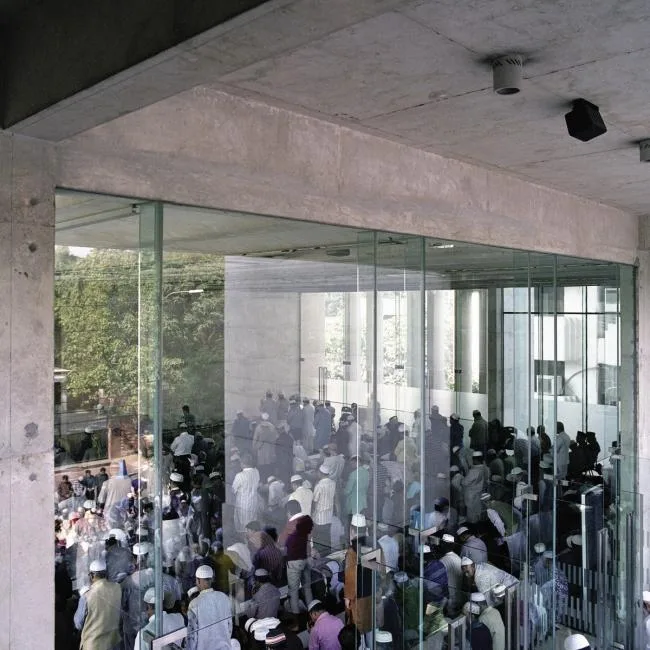BIM建筑|垂直镂空，立体组成：达卡白色清真寺