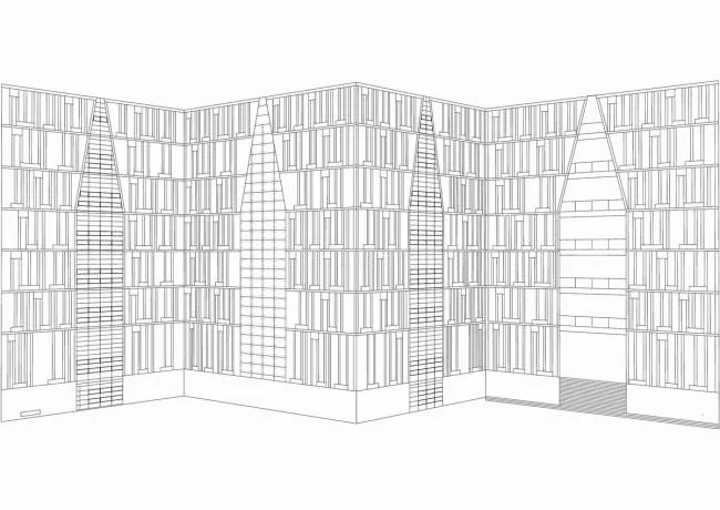 BIM建筑|垂直镂空，立体组成：达卡白色清真寺