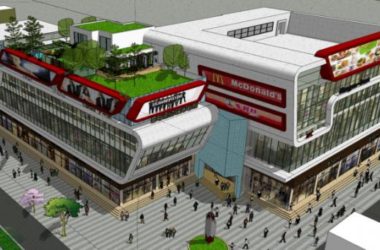 Sketchup商业模型|多层商业街，现代风格-BIM建筑网