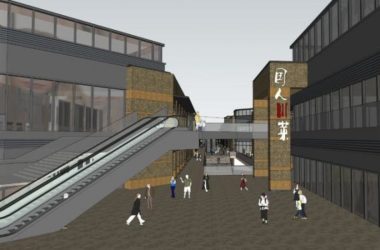 Sketchup商业模型|多层商业街，现代风格-BIM建筑网